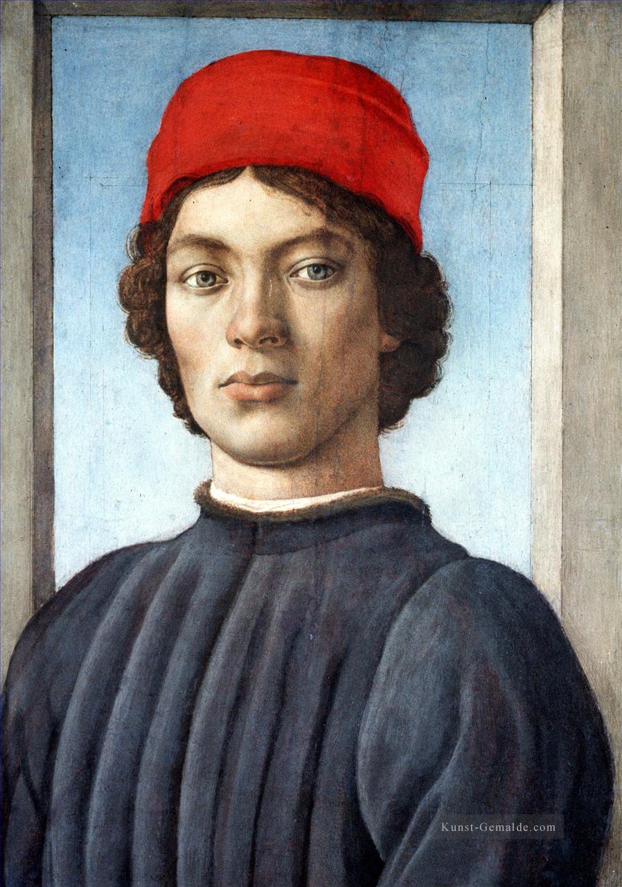 Porträt einer Jugend Christentum Filippino Lippi Ölgemälde